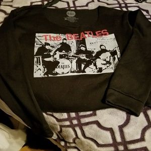 The Beatles off the shoulder sweatshirt